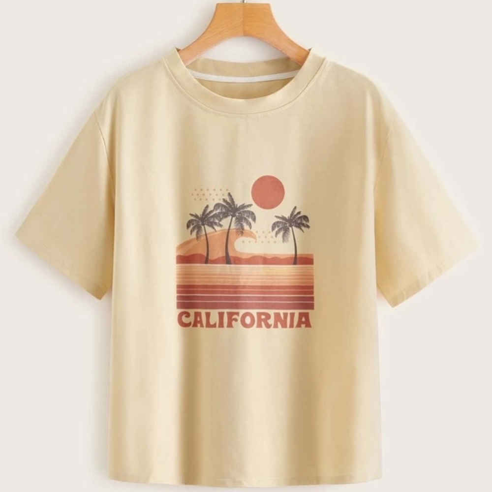 California T Shirt yellow medium